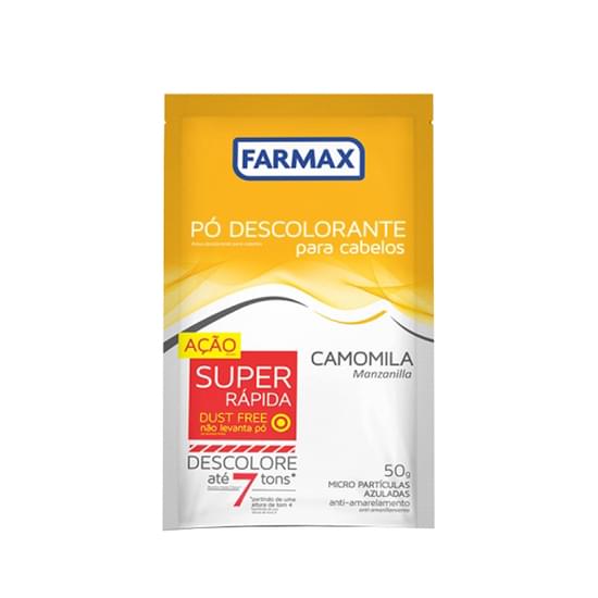 DESCOLORANTE PO CAPILAR FARMAX 50G CAMOMILA