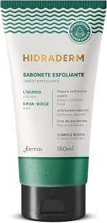 SABONETE LIQUIDO ESFOLIANTE HIDRADERM 180ML ERVA DOCE