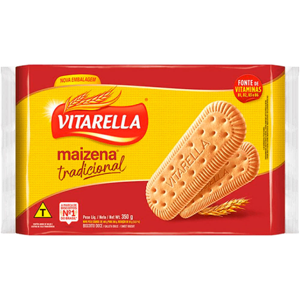 BISCOITO VITARELLA MAIZENA 350G TRADICIONAL