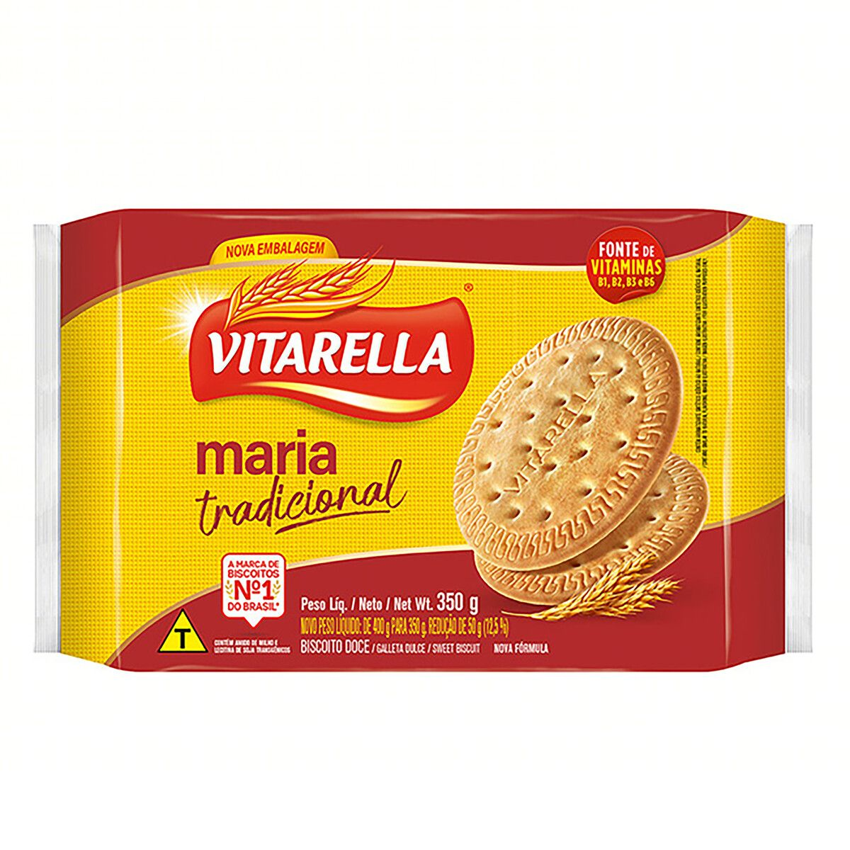 BISCOITO VITARELLA MARIA 350G TRADICIONAL
