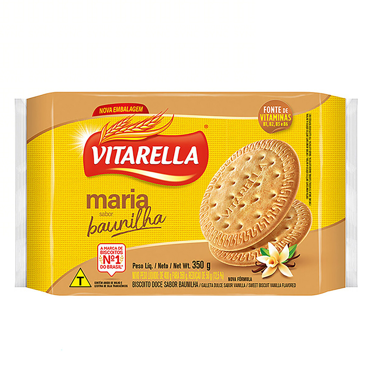 BISCOITO VITARELLA MARIA 350G BAUNILHA