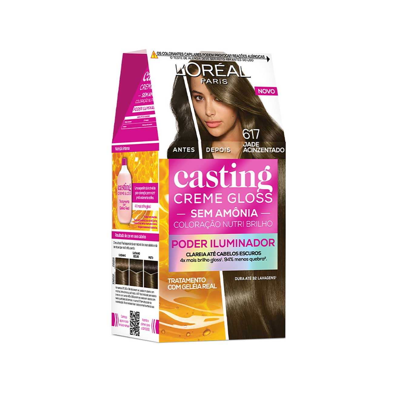 COR CASTING CREME GLOSS 617 JADE ACINZENTADO