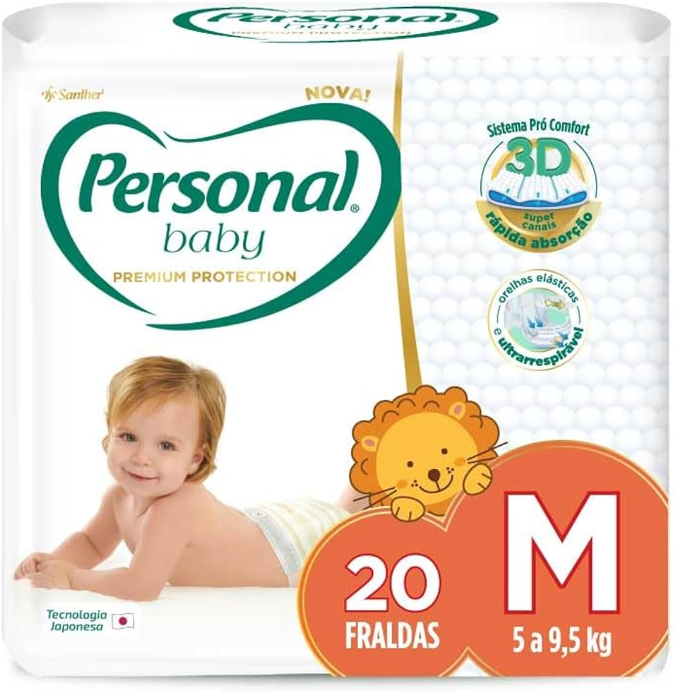 FRALDA PERSONAL BABY PREMIUM M C/20 UNIDADES PROTECTION