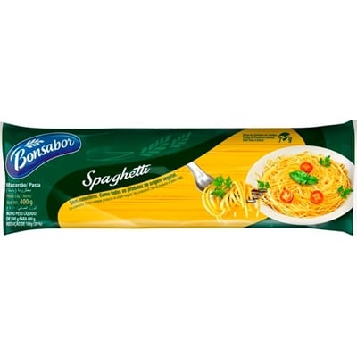 MACARRAO BONSABOR ESPAGUETE 400G