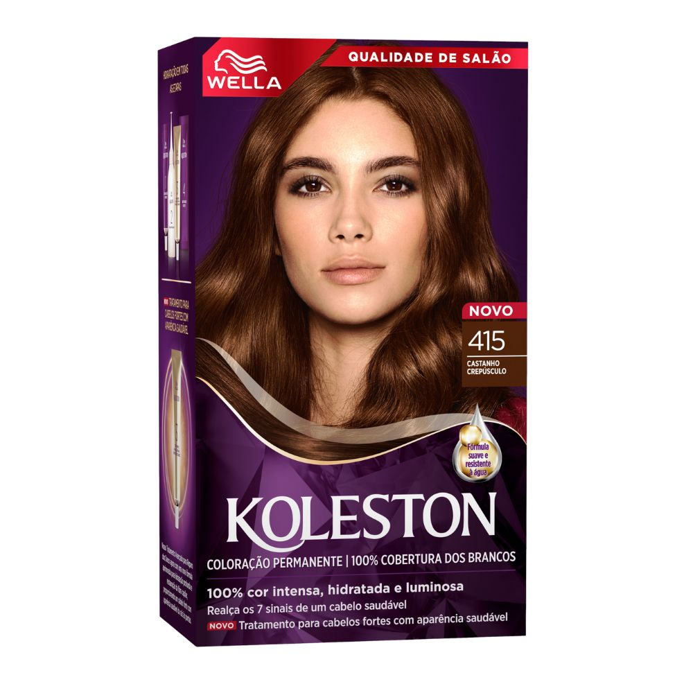 COLORACAO KOLESTON 415 CASTANHO CREPUSCULO