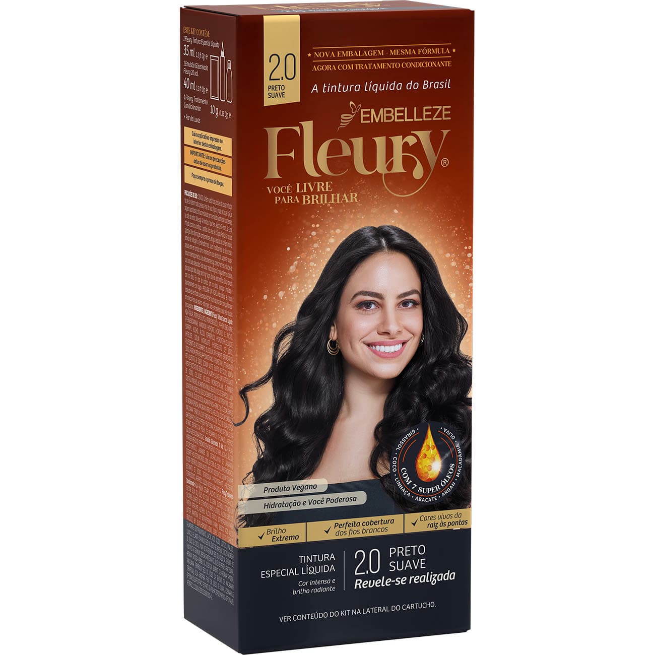 COLORAÇÃO FLEURY. 2.0 PRETO SUAVE