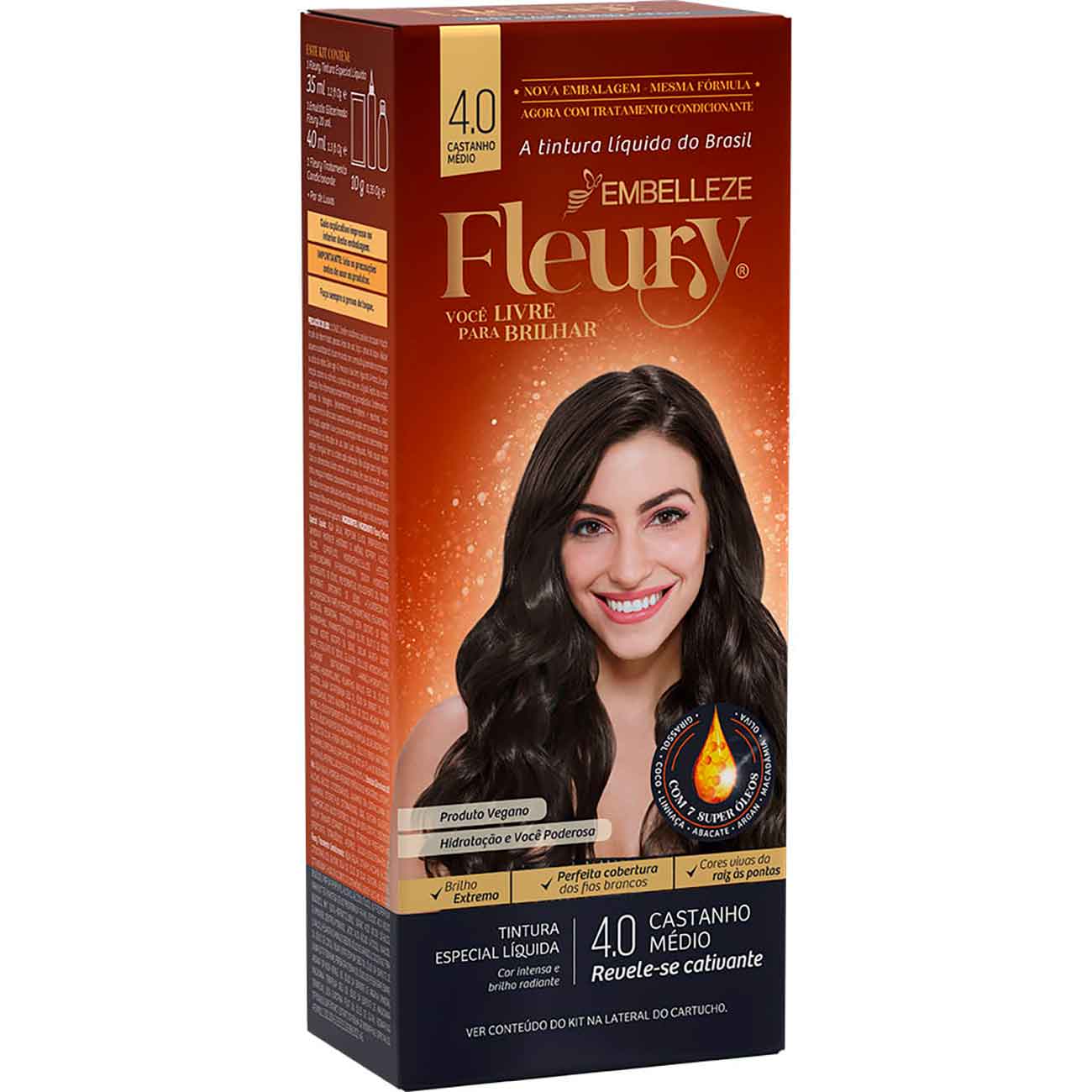 COLORAÇÃO FLEURY. 4.0 CASTANHO