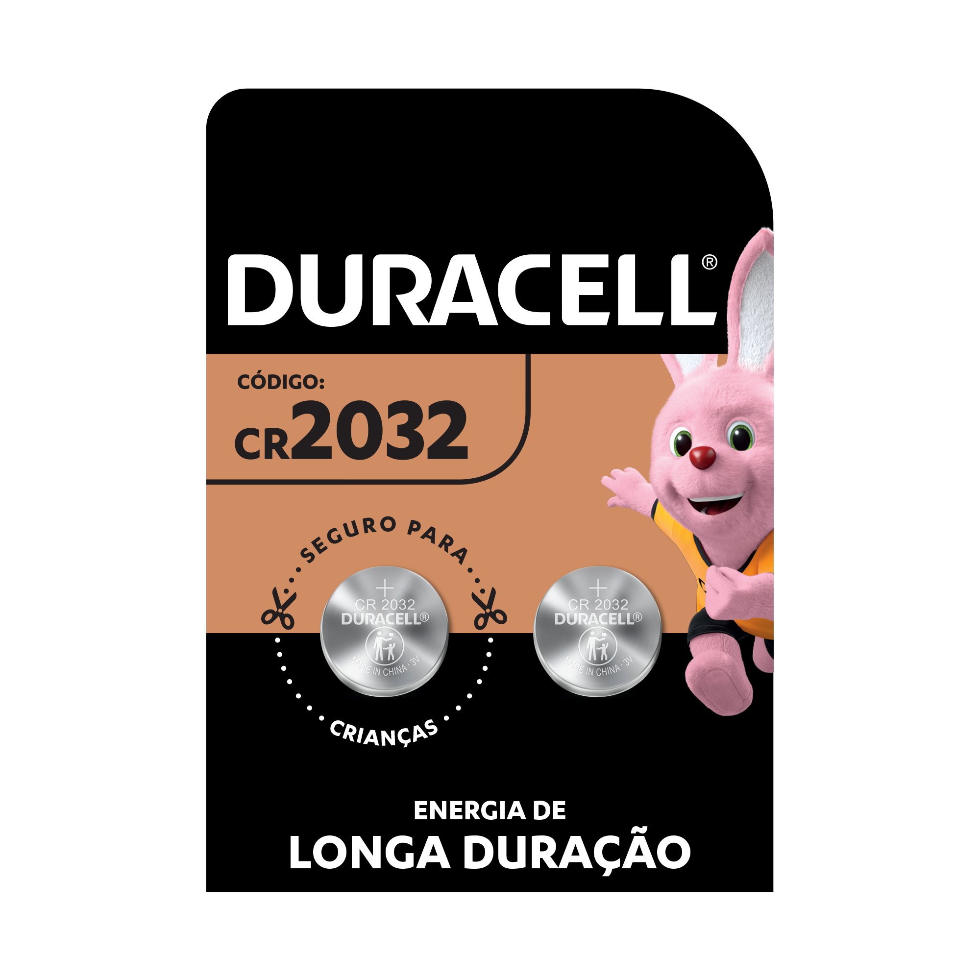 BATERIA DURACELL LITIO CR2032 CT-2 METALICO
