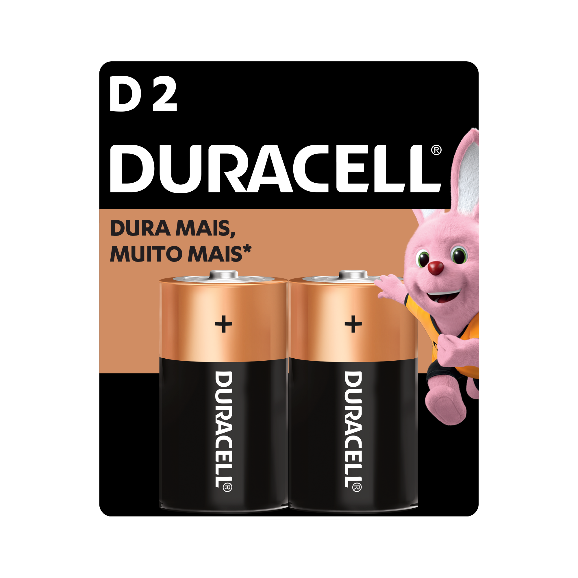 PILHA DURACELL ALCALINA D COM 2UN GRANDE