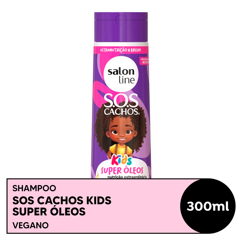 SHAMPOO SALON LINE SOS KIDS 300ML DEFINICAO