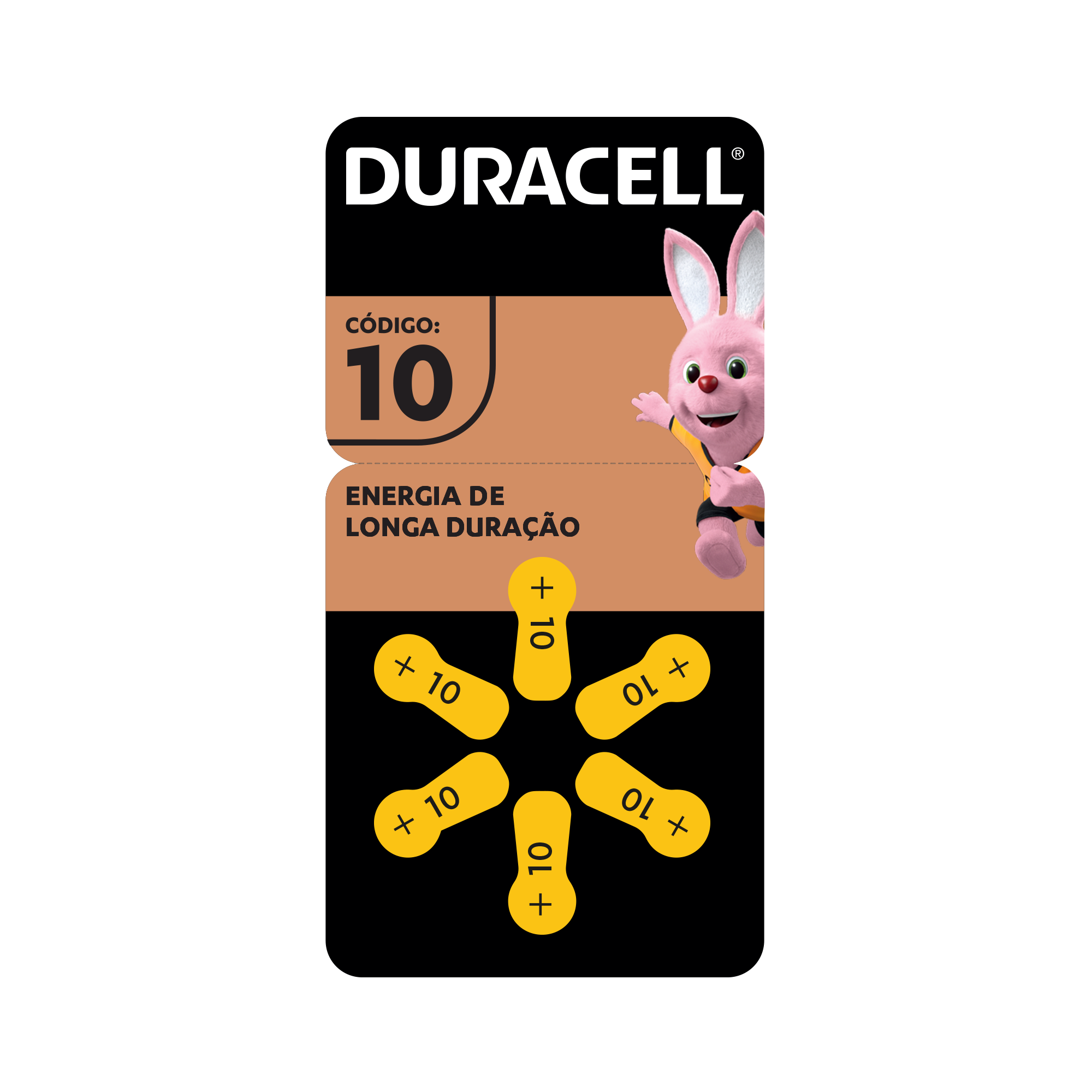 PILHA AUDITIVA DURACELL HAZA 10 COM 6UN