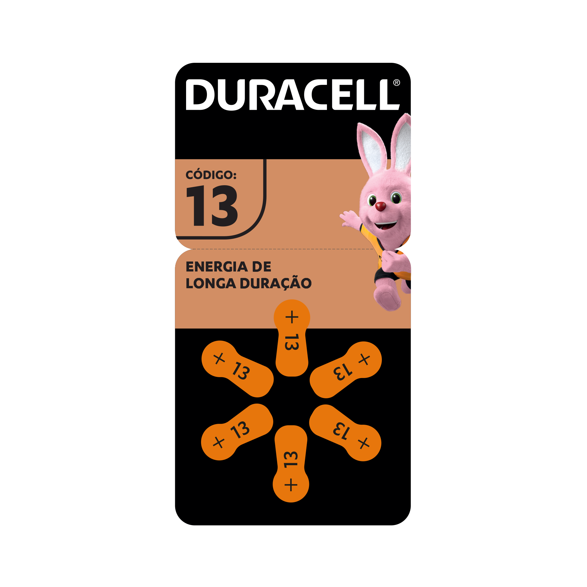 PILHA AUDITIVA DURACELL HAZA 13 COM 6UN
