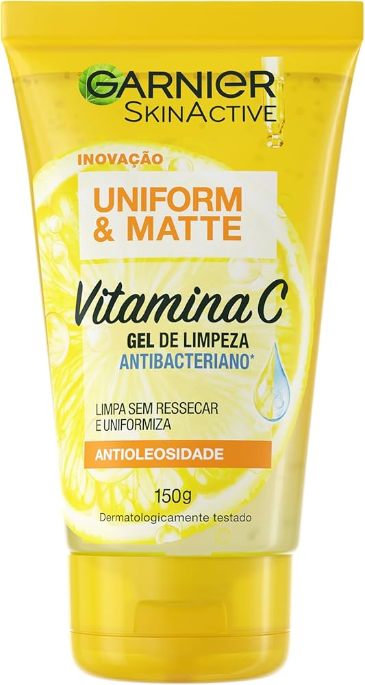 GEL DE LIMPEZA FACIAL GARNIER 150G UNIFORM & MATTE