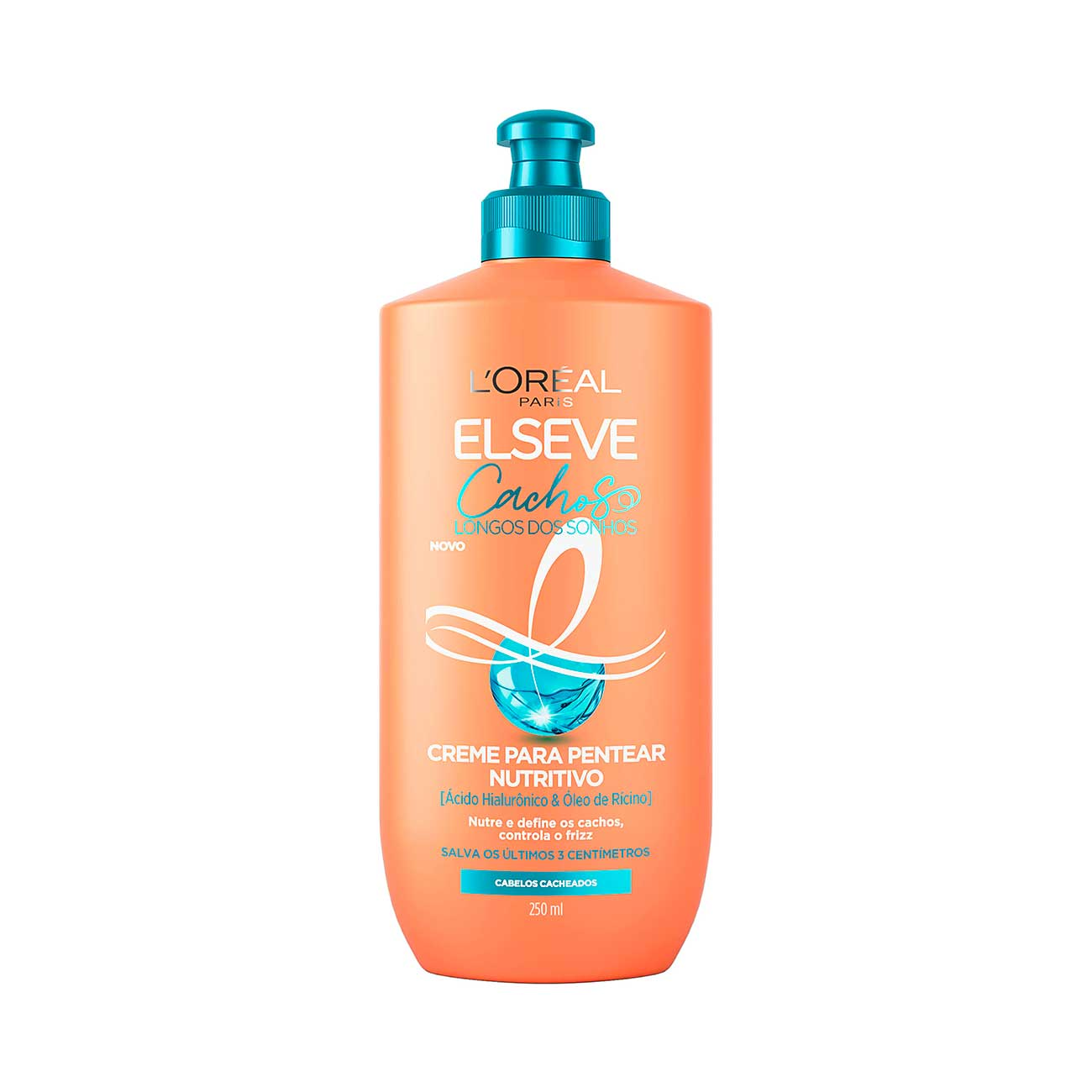 CREME DE PENTEAR ELSEVE 250ML CACHOS DOS SONHOS