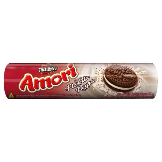 BISCOITO RICHESTER RECHEADO 125G FLORESTA NEGRA AMORI