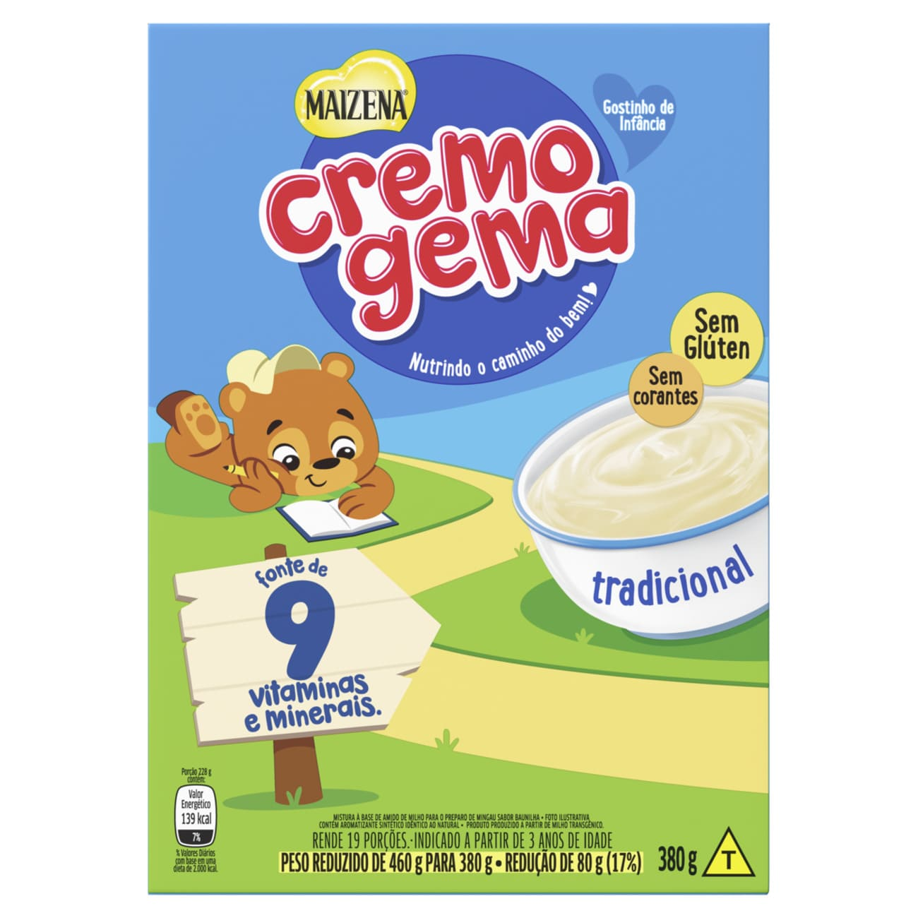 CREMOGEMA MAIZENA 380 G TRADICIONAL