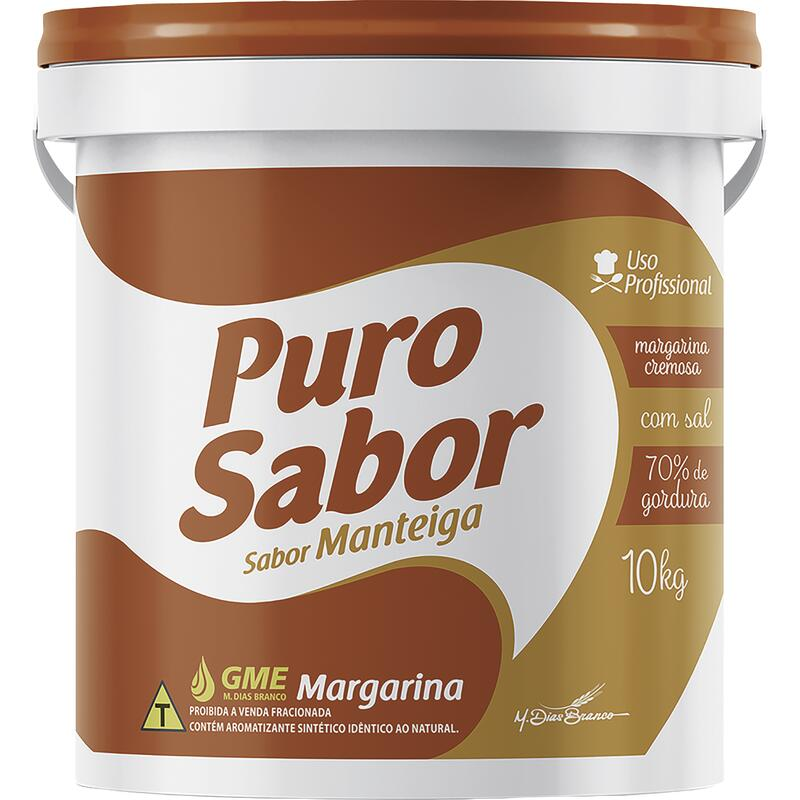 MARGARINA PURO SABOR 10KG 70% LIPIDIOS