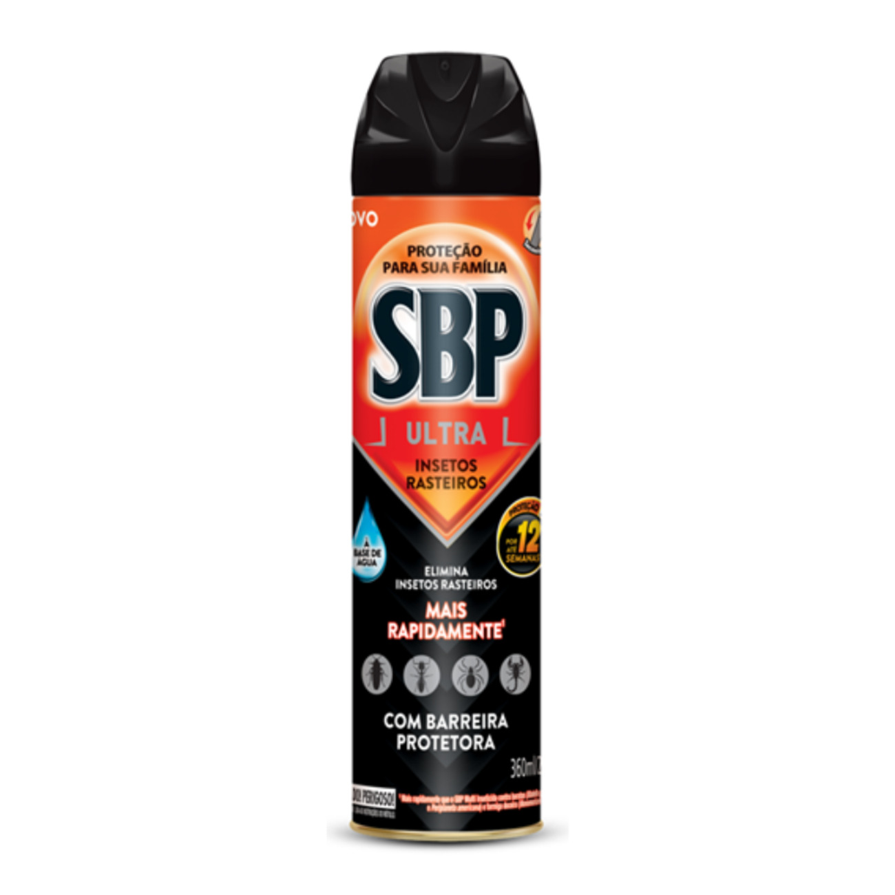 INSETICIDA SBP AER. 360 ML BARREIRA PROTETORA INSETOS RASTEIROS