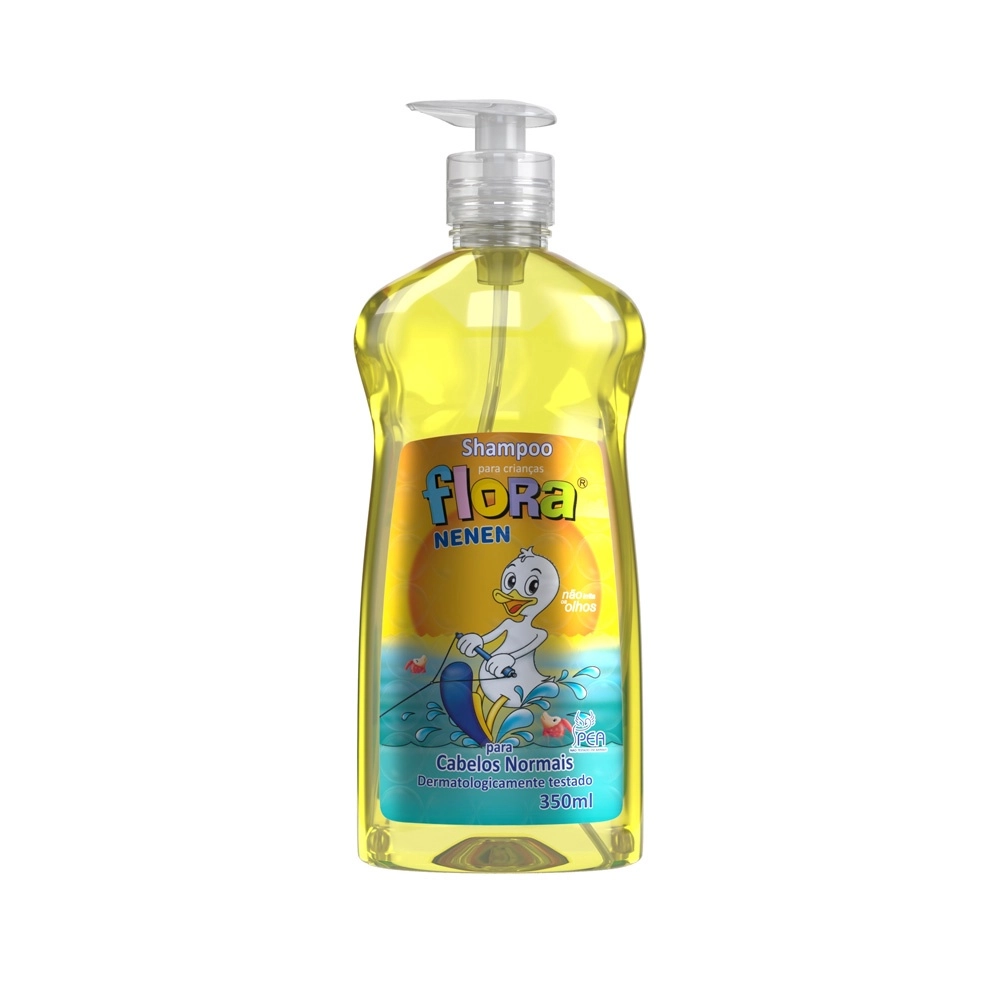 SHAMPOO INFANTIL FLORA NENEM 350ML CABELOS NORMAIS
