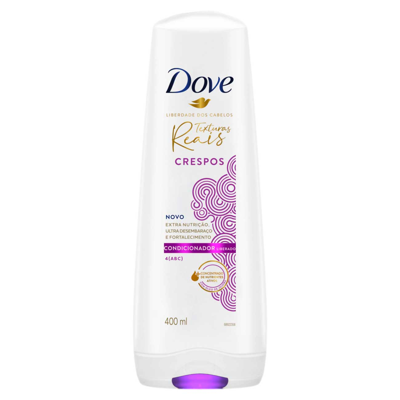 CONDICIONADOR DOVE 400ML CRESPO TEXTURAS REAIS