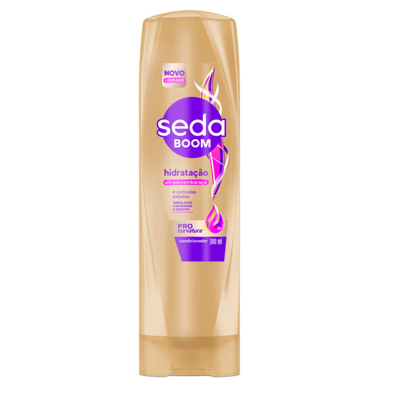 CONDICIONADOR SEDA BOOM 300ML HIDRATACAO PRO CURVATURA