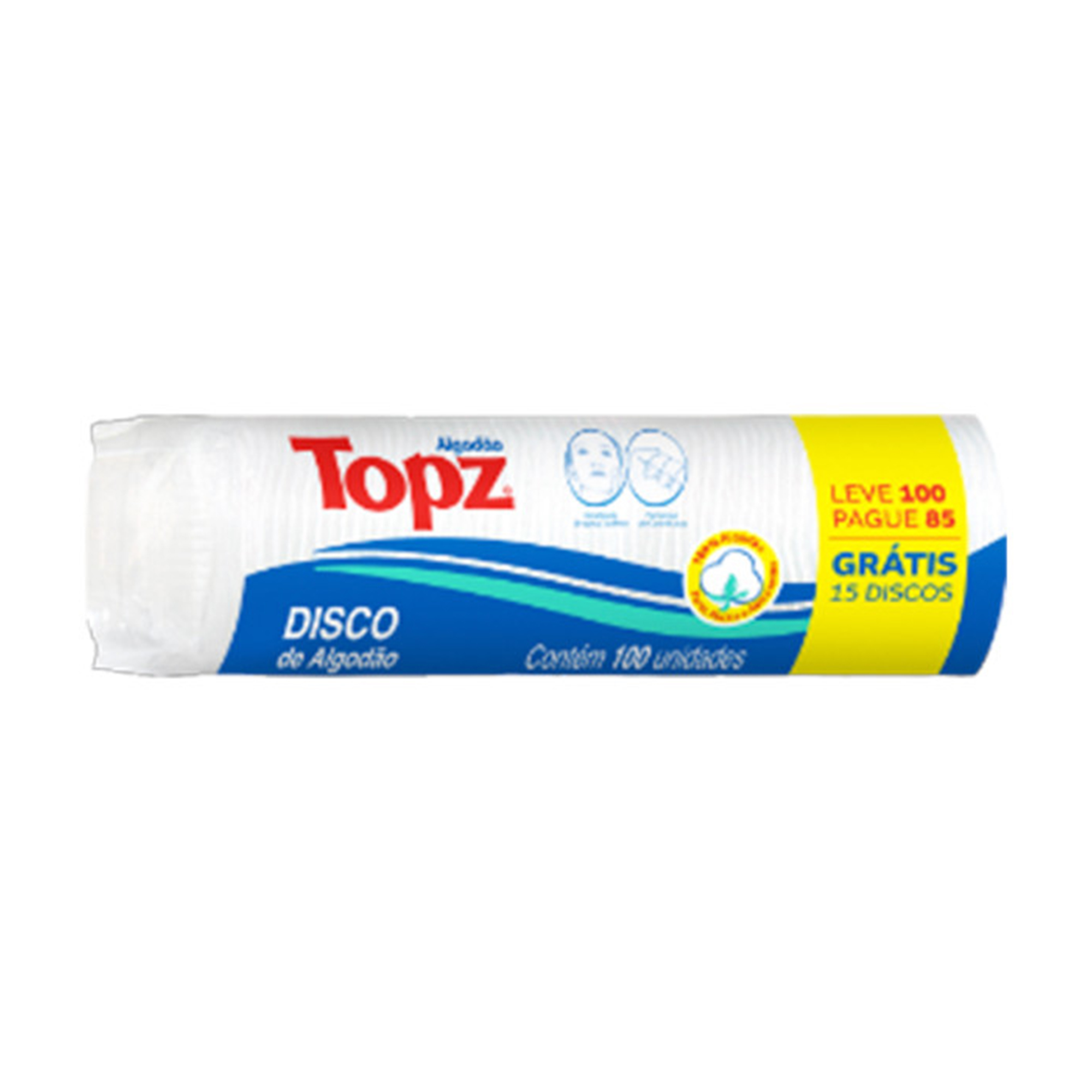 ALGODAO TOPZ DISCO LEVE 100 PAGUE 85 UNIDADES