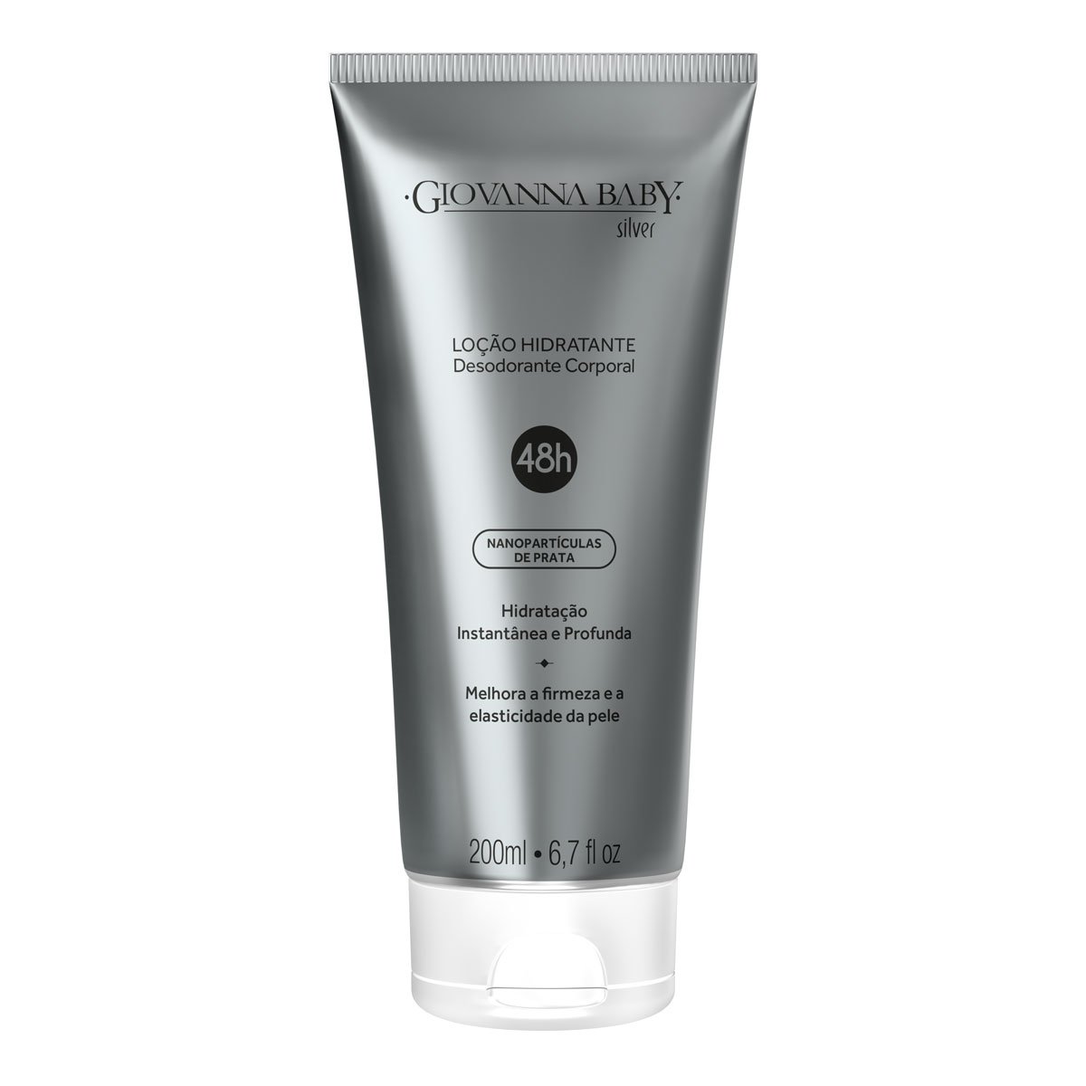 LOCAO HIDRATANTE GIOANNA BABY DESODORANTE CORPORAL 200ML SILVER