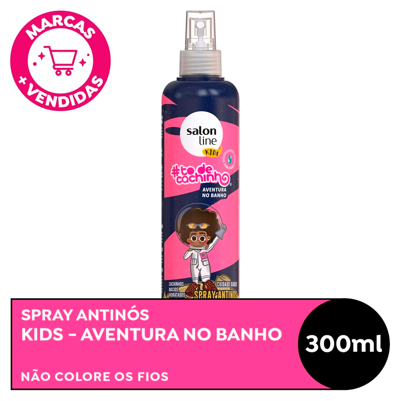 SPRAY DESEMBARACANTE SALON LINE TODECACHINHOS 300ML KIDS