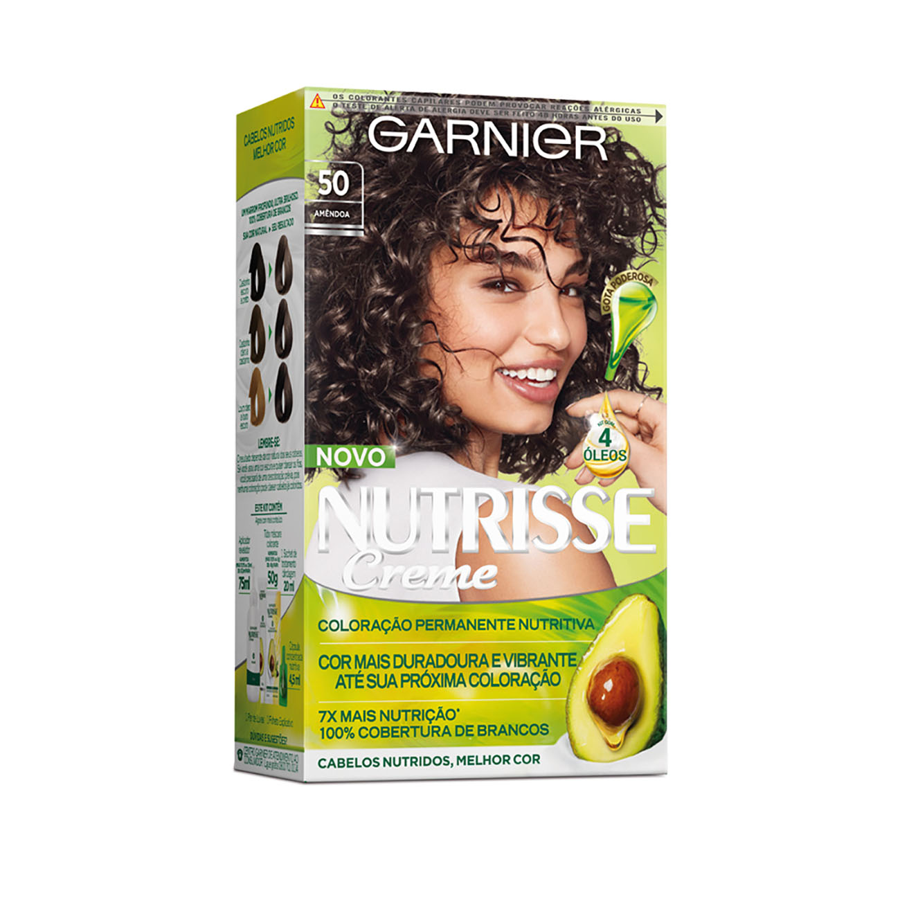 COLORACAO NUTRISSE 50 CASTANHO CLARO AMENDOA