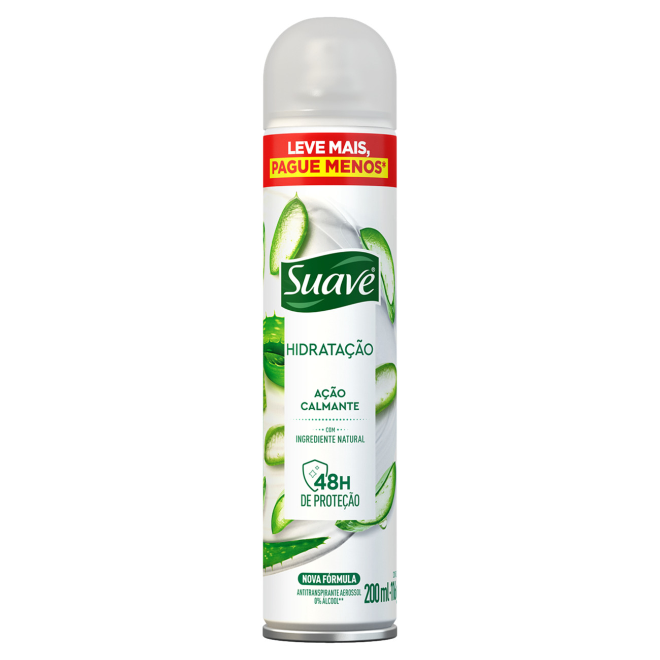 DESODORANTE AEROSOL SUAVE 200ML LEVE MAIS PAGUE MENOS HIDRATACAO