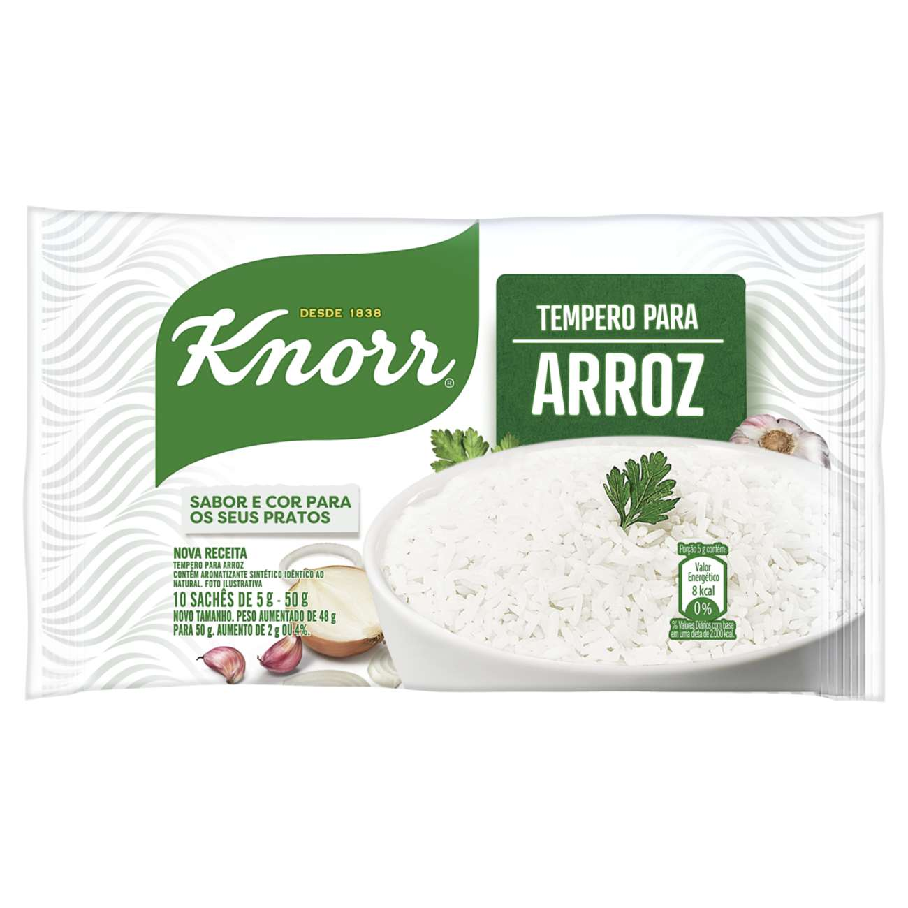TEMPERO KNORR 50G EM PO PARA ARROZ