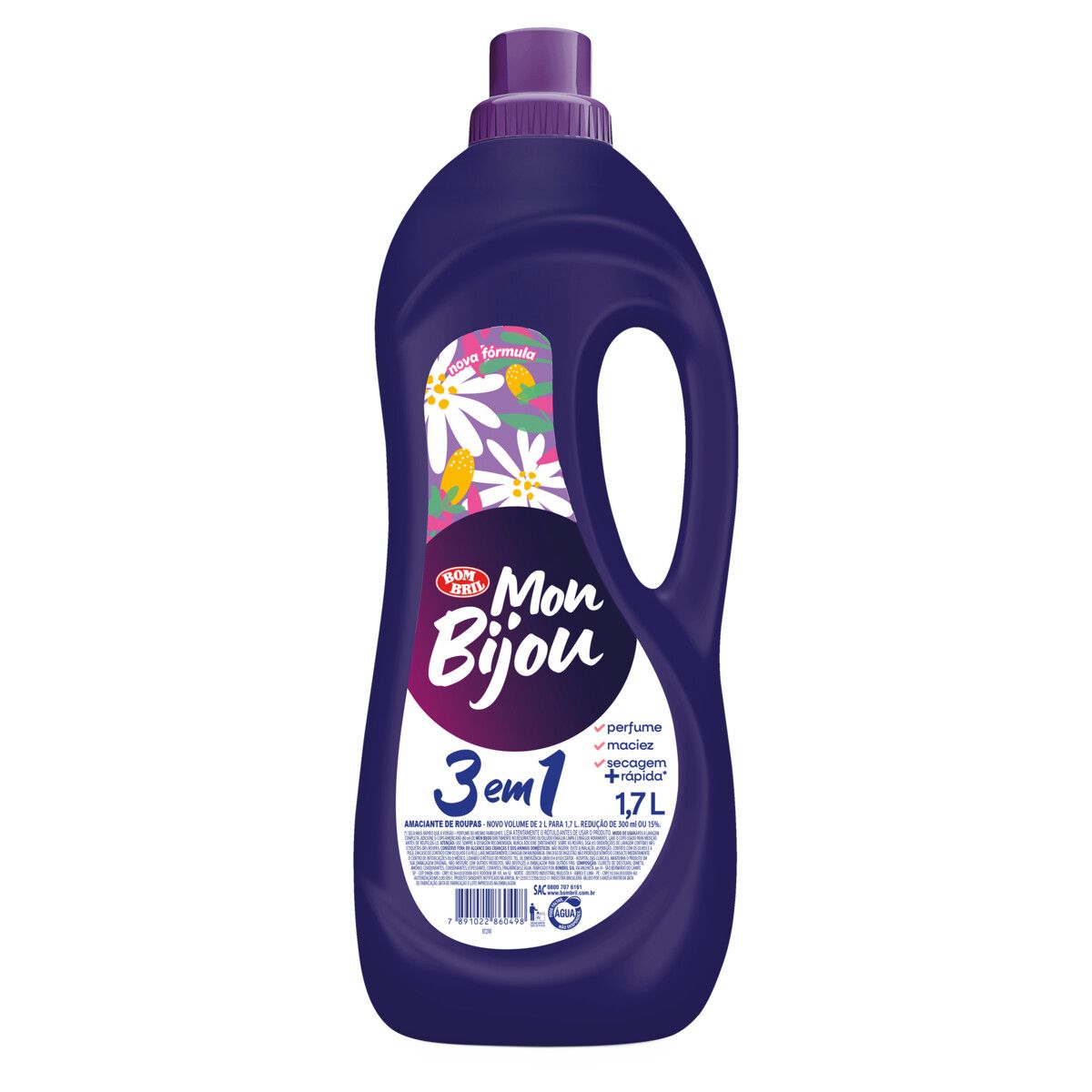 AMACIANTE BOMBRIL MON BIJOU 1,7L LAVANDA