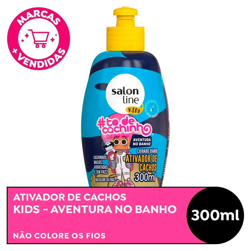 ATIVADOR SALON LINE TODECACHINHO 300ML KIDS