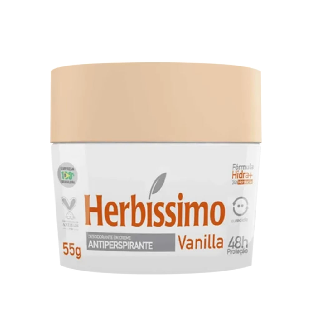 DESODORANTE CREME HERBISSIMO 55G VANILLA