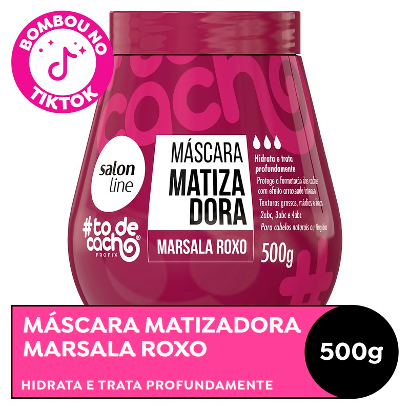 MASCARA MAIONESE S. LINE 500G TO DE CACHO MATIZADORA MARSALA ROXO