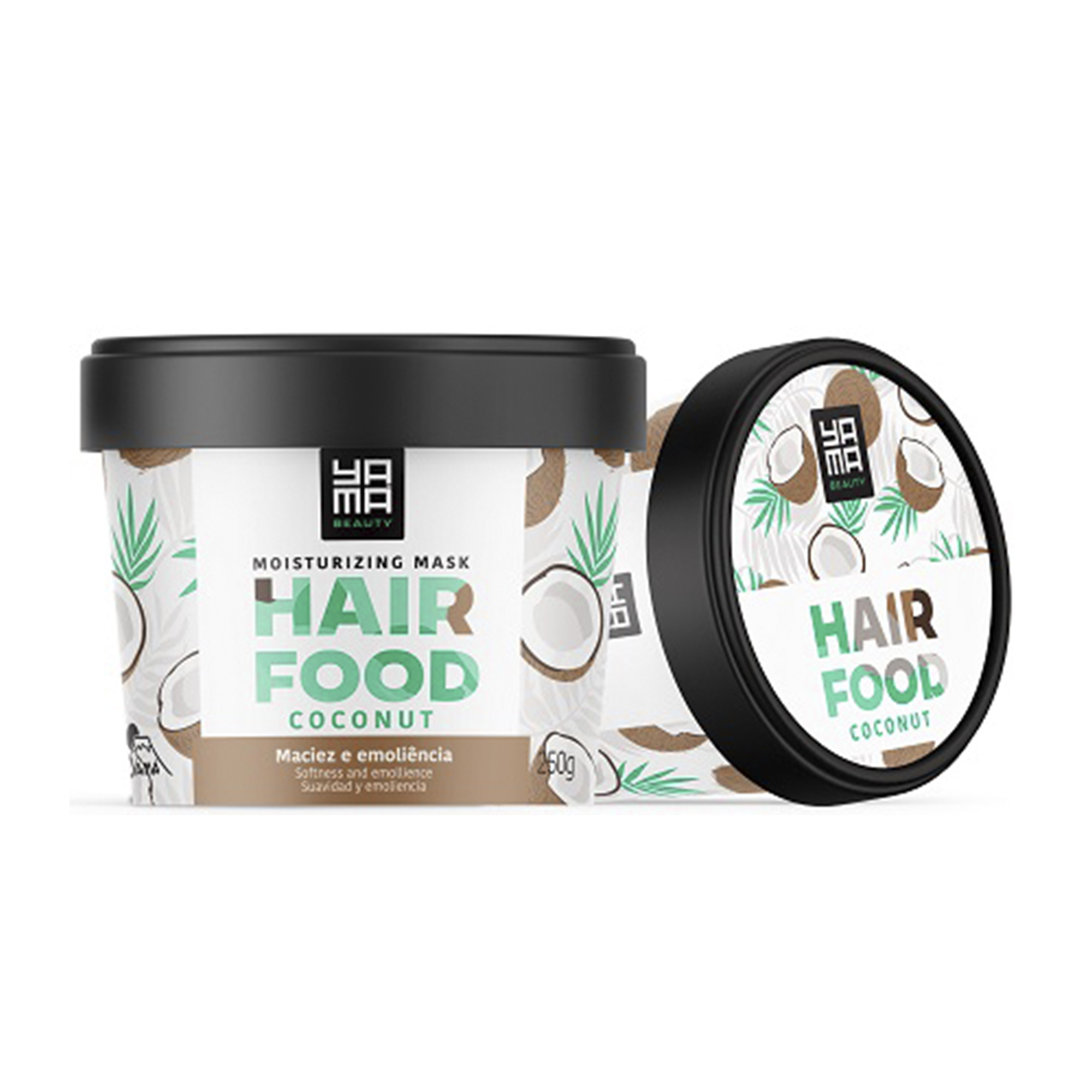MASCARA YAMA HAIR FOOD 250G HIDRATANTE COCONUT