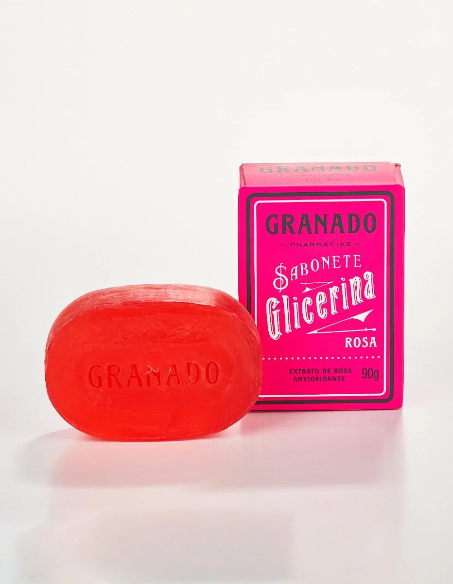SABONETE GRANADO GLICERINA 90G ROSA