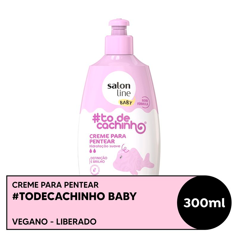 CREME DE PENTEAR SALON LINE TODECACHINHO 300ML BABY