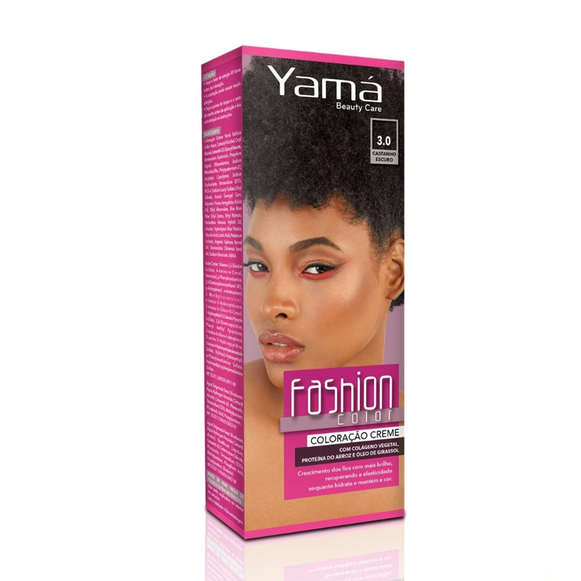 COLORACAO YAMA BEAUTY CARE MINI KIT 3.0 CASTANHO ESCURO