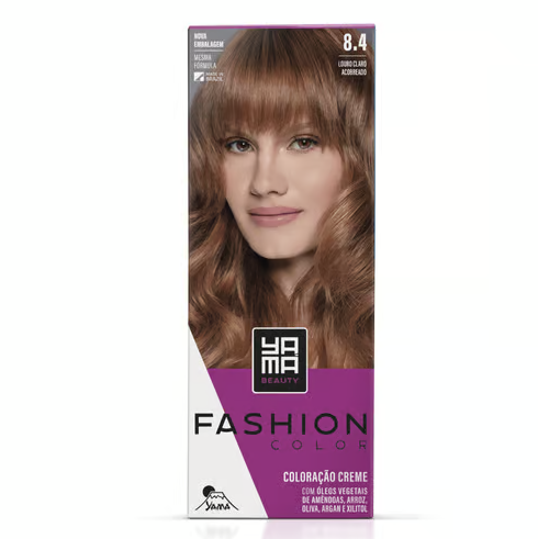 COLORACAO YAMA BEAUTY CARE MINI KIT 8.4 LOURO CLARO ACROBEADO