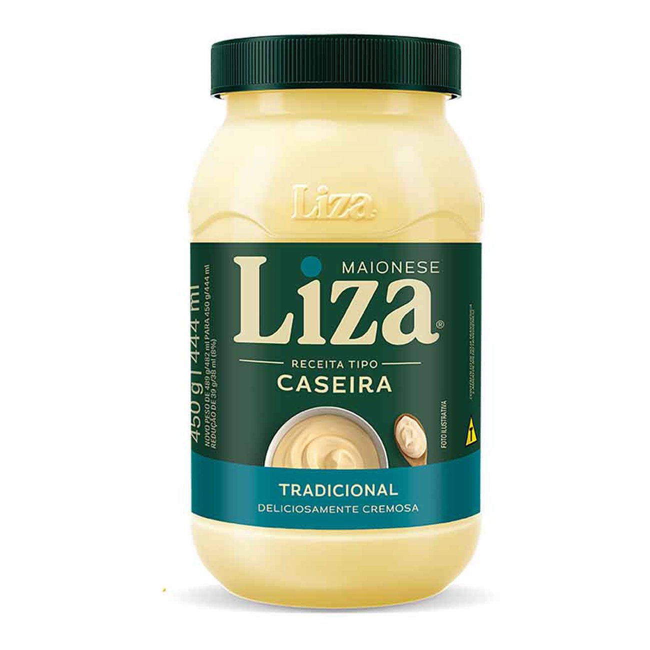 MAIONESE LIZA CASEIRA POTE 450G