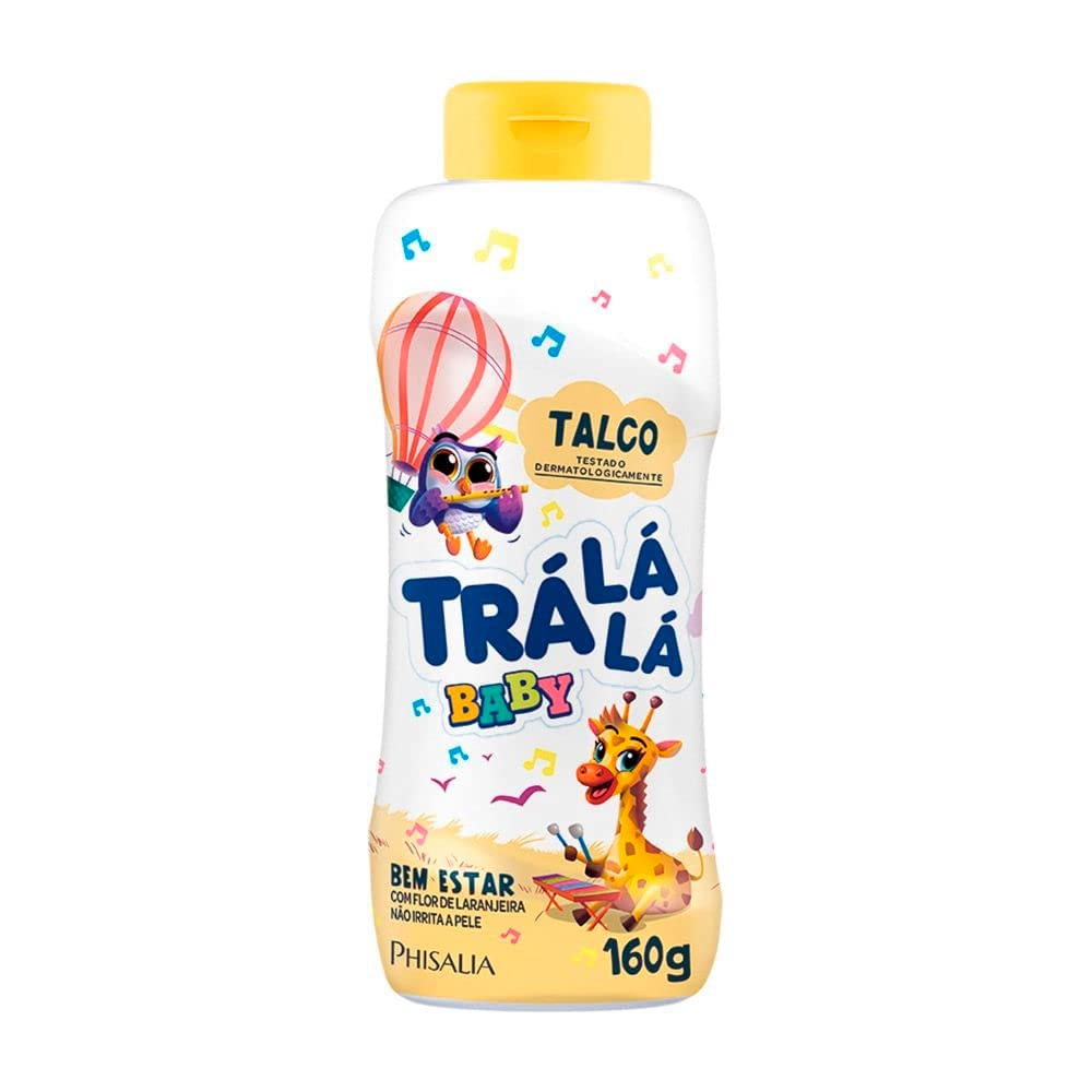 TALCO INFANTIL TRA LA LA BABY 160G BEM ESTAR