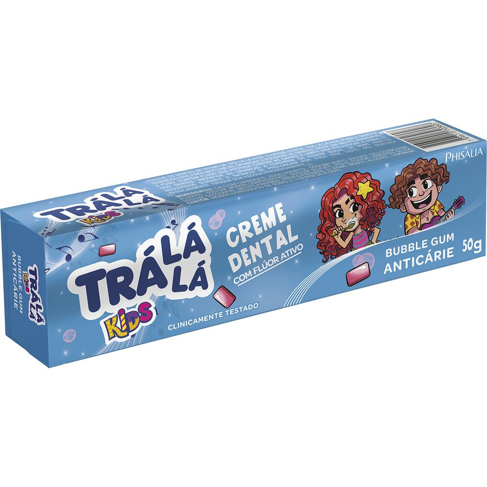 CREME DENTAL TRALALA AVENTURA 50G BUBBLE GUM