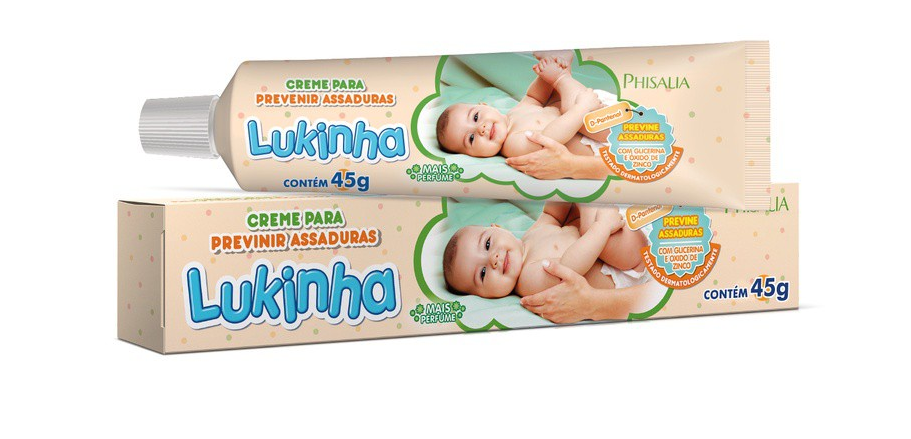 CREME PARA ASSADURAS LUKINHA 45G MAIS PERFUME