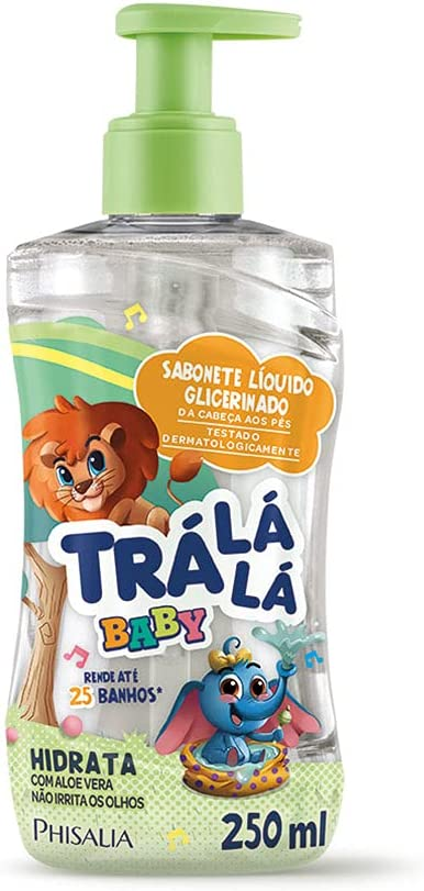 SABONETE LIQUIDO TRALALA BABY PUMP 250ML HIDRATA