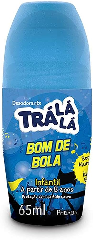 DESODORANTE ROLLON TRALALA KIDS 65ML BOM DE BOLA