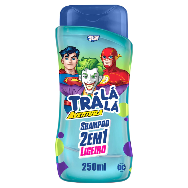 SHAMPOO TRALALA AVENTURA 250ML 2EM1 LIGEIRO