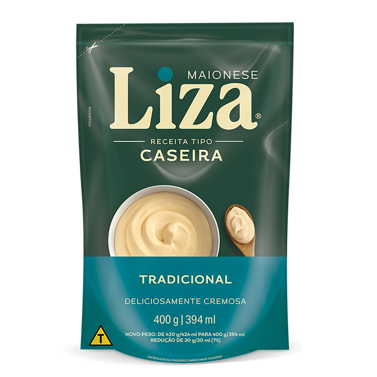 MAIONESE LIZA CASEIRA SACHE 400G