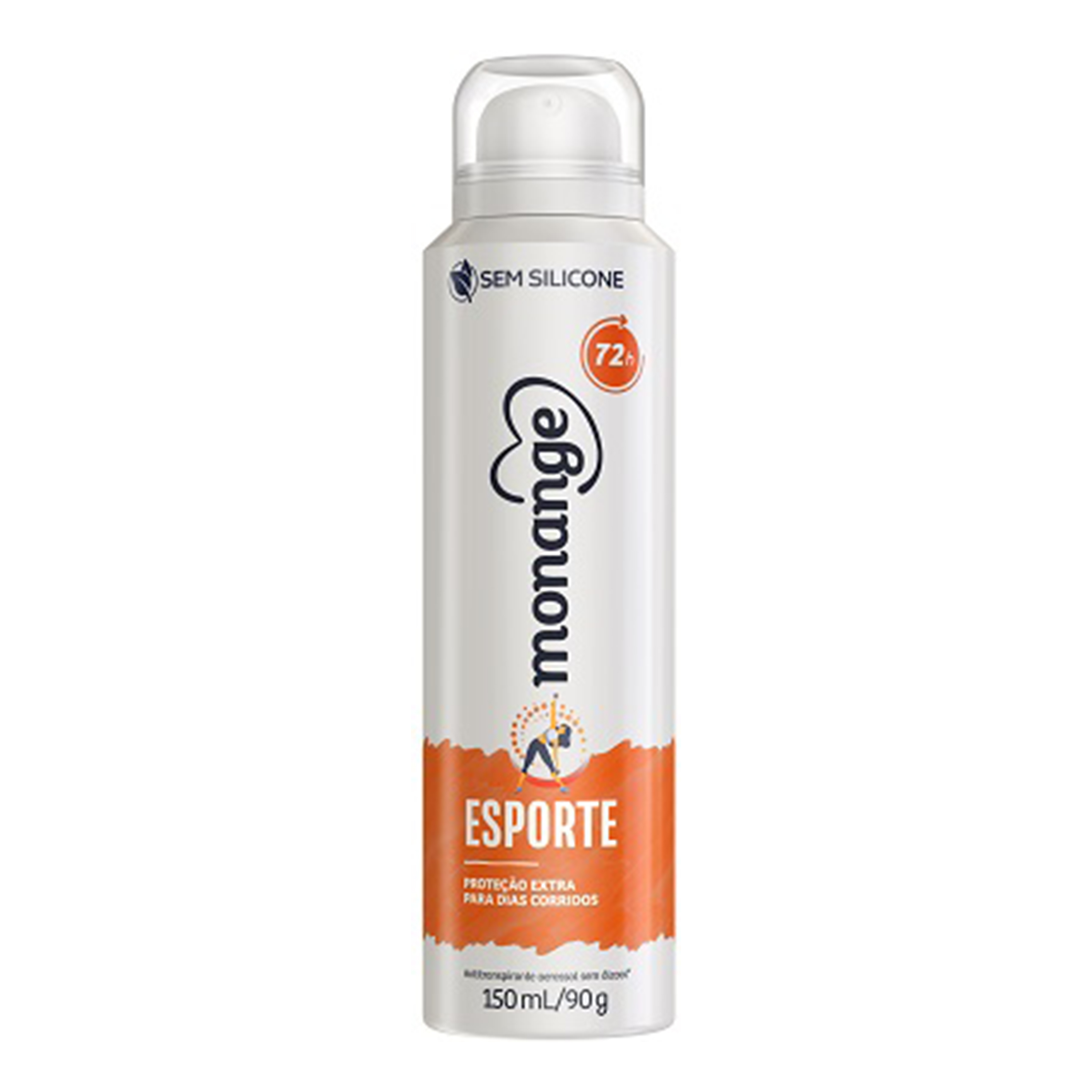 DESODORANTE AEROSSOL MONANGE 72H 150ML ESPORTE