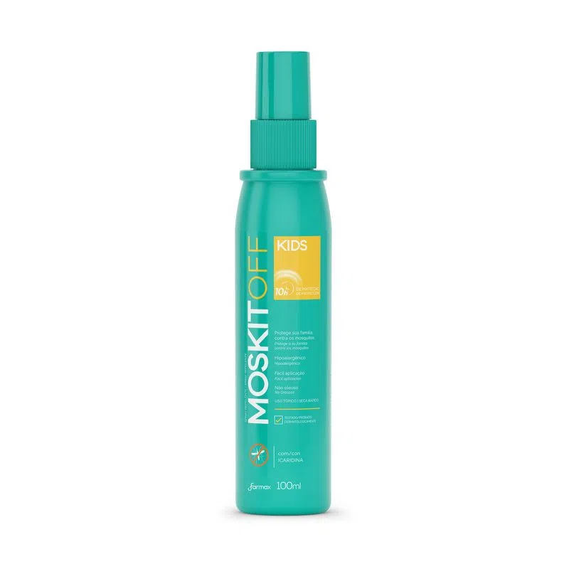 REPELENTE MOSKITOFF SPRAY ICARIDINA 100ML KIDS